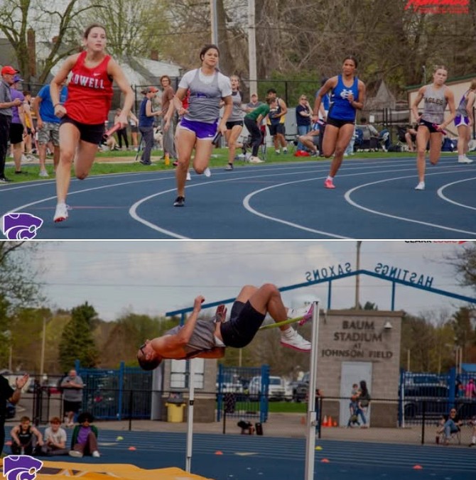 Three Rivers track teams in action at Hastings Invitational